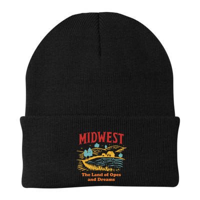 Midwest The Land Of Opes And Dreams Rustic Farm Beanie