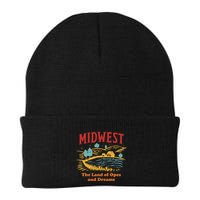 Midwest The Land Of Opes And Dreams Rustic Farm Beanie