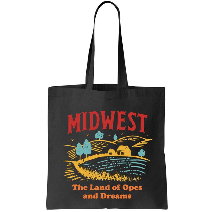 Midwest The Land Of Opes And Dreams Rustic Farm Bag