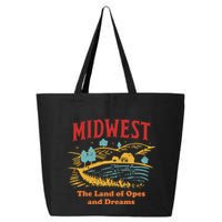 Midwest The Land Of Opes And Dreams Rustic Farm 25L Jumbo Tote