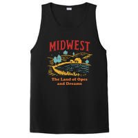 Midwest The Land Of Opes And Dreams Rustic Farm PosiCharge Competitor Tank