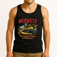Midwest The Land Of Opes And Dreams Rustic Farm Tank Top