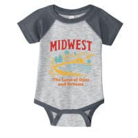 Midwest The Land Of Opes And Dreams Rustic Farm Infant Baby Jersey Bodysuit
