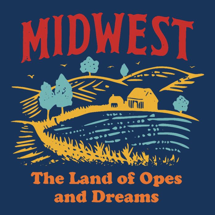 Midwest The Land Of Opes And Dreams Rustic Farm Infant Baby Jersey Bodysuit