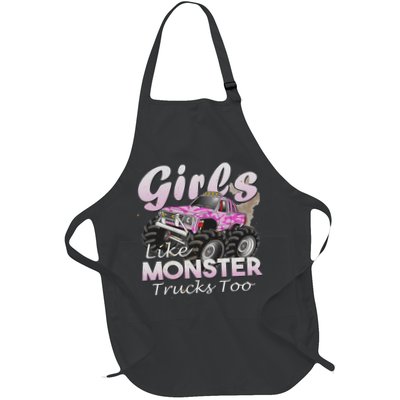 Monster Truck Like Monsters Too Birthday Gift Apron