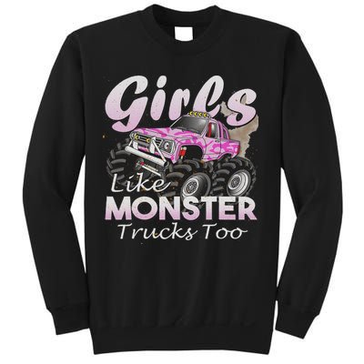 Monster Truck Like Monsters Too Birthday Gift Sweatshirt