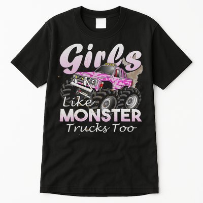 Monster Truck Like Monsters Too Birthday Gift Tall T-Shirt