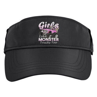 Monster Truck Like Monsters Too Birthday Gift Adult Drive Performance Visor