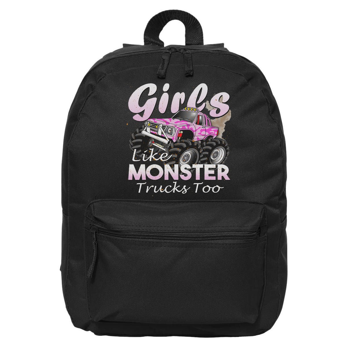 Monster Truck Like Monsters Too Birthday Gift 16 in Basic Backpack