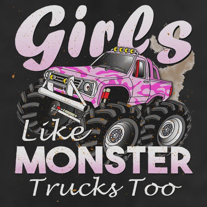 Monster Truck Like Monsters Too Birthday Gift Hat