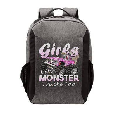 Monster Truck Like Monsters Too Birthday Gift Vector Backpack