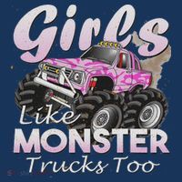 Monster Truck Like Monsters Too Birthday Gift Infant Baby Jersey Bodysuit