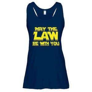 May The Law Be With You Funny New Lawyer Attorney Ladies Essential Flowy Tank