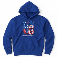 Medical Technologist Love 4th Of July Gnome Usa Patriotic Gift Hoodie