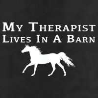 My Therapist Lives In A Barn Horse Equestrian Hat