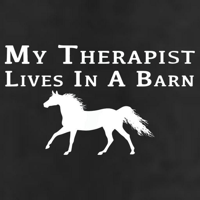 My Therapist Lives In A Barn Horse Equestrian Hat