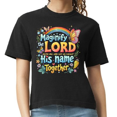 Magnify The Lord Christian VBS 2025 Christian Summer camp Comfort Colors Boxy T-Shirt