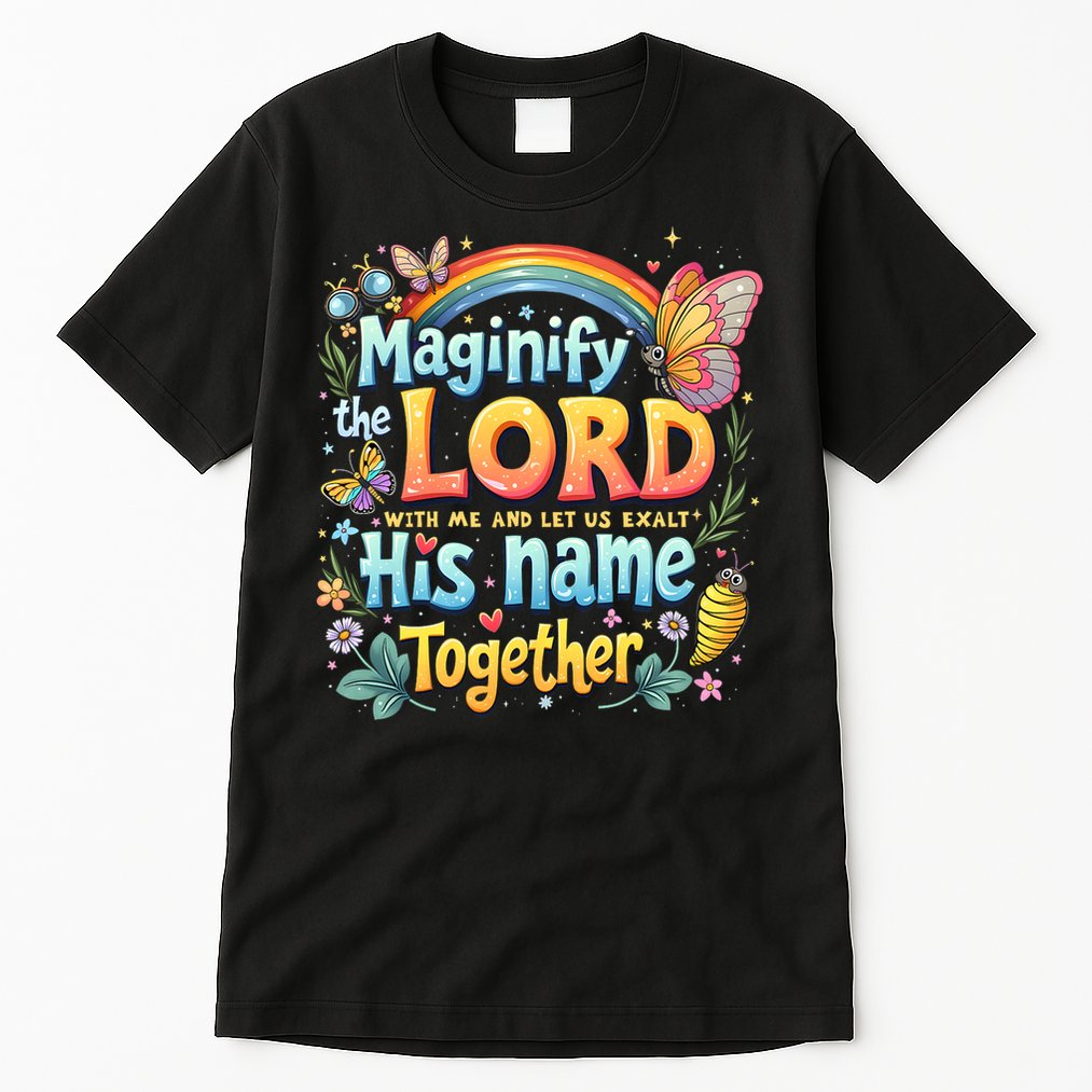 Magnify The Lord Christian VBS 2025 Christian Summer camp Tall T-Shirt