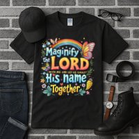Magnify The Lord Christian VBS 2025 Christian Summer camp Tall T-Shirt