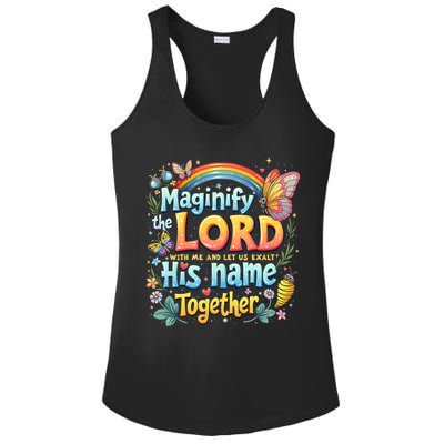 Magnify The Lord Christian VBS 2025 Christian Summer camp Ladies PosiCharge Competitor Racerback Tank