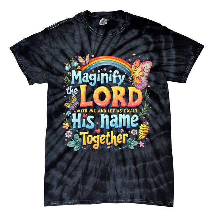 Magnify The Lord Christian VBS 2025 Christian Summer camp Tie-Dye T-Shirt