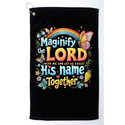 Magnify The Lord Christian VBS 2025 Christian Summer camp Golf Towel