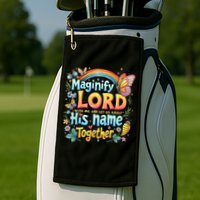 Magnify The Lord Christian VBS 2025 Christian Summer camp Golf Towel