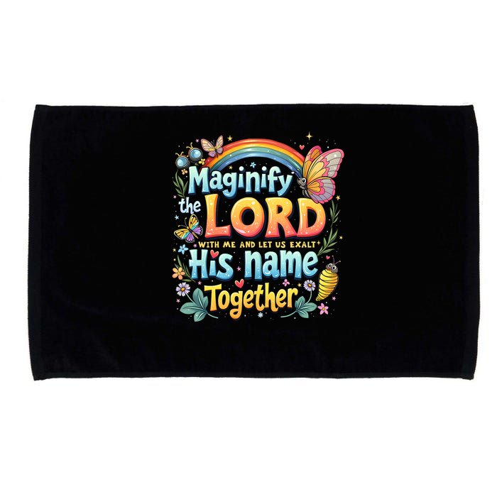 Magnify The Lord Christian VBS 2025 Christian Summer camp Microfiber Hand Towel