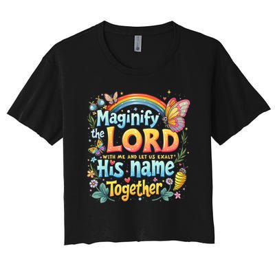 Magnify The Lord Christian VBS 2025 Christian Summer camp Crop Top