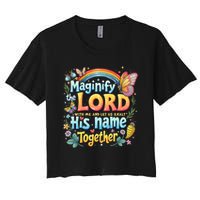 Magnify The Lord Christian VBS 2025 Christian Summer camp Crop Top
