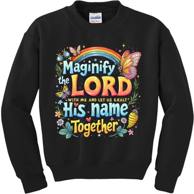 Magnify The Lord Christian VBS 2025 Christian Summer camp Kids Sweatshirt