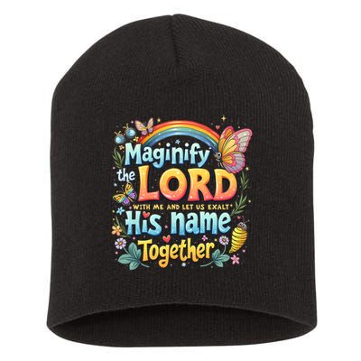 Magnify The Lord Christian VBS 2025 Christian Summer camp Short Acrylic Beanie