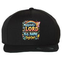 Magnify The Lord Christian VBS 2025 Christian Summer camp Wool Snapback Cap