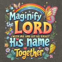 Magnify The Lord Christian VBS 2025 Christian Summer camp Cotton Canvas Backpack