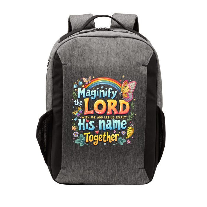 Magnify The Lord Christian VBS 2025 Christian Summer camp Vector Backpack