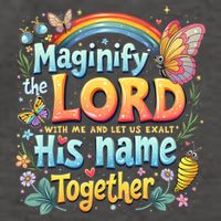 Magnify The Lord Christian VBS 2025 Christian Summer camp Vector Backpack