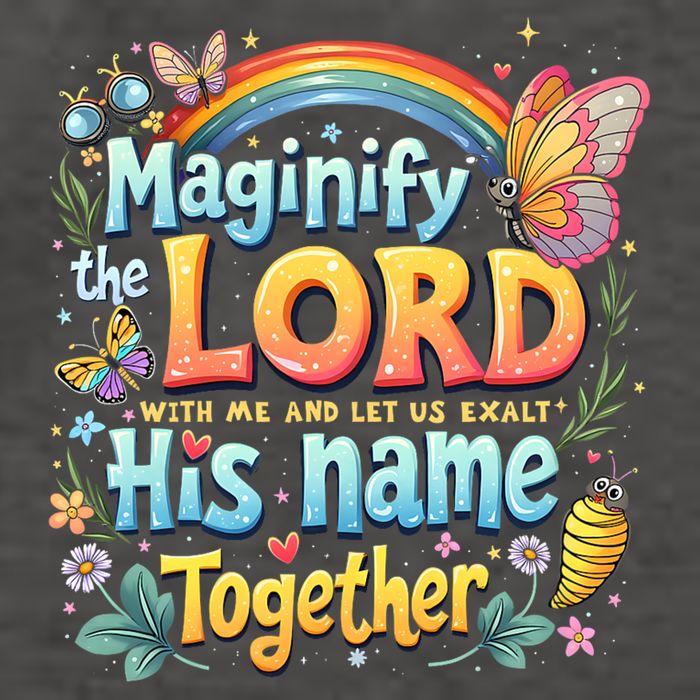 Magnify The Lord Christian VBS 2025 Christian Summer camp Vector Backpack