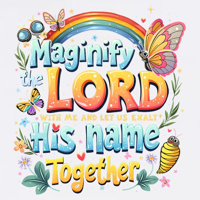 Magnify The Lord Christian VBS 2025 Christian Summer camp Garment-Dyed Sweatshirt