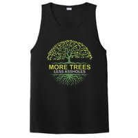 More Trees Less Assholes Environmentalist Earth Advocate PosiCharge Competitor Tank