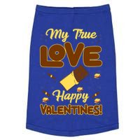 My True Love Happy Valentines Day Funny Chocolate Bar Lover Gift Doggie Tank