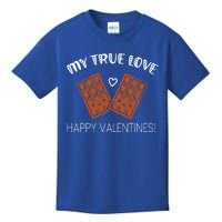 My True Love Happy Valentines Day Funny Chocolate Bar Lover Funny Gift Kids T-Shirt