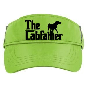 Men The Labfather Funny Lab Labrador Dog Owner Dad Daddy Father Adult Drive Performance Visor