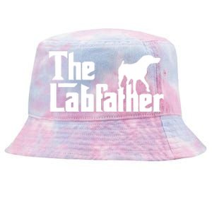 Men The Labfather Funny Lab Labrador Dog Owner Dad Daddy Father Tie-Dyed Bucket Hat