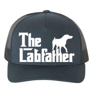 Men The Labfather Funny Lab Labrador Dog Owner Dad Daddy Father Yupoong Adult 5-Panel Trucker Hat