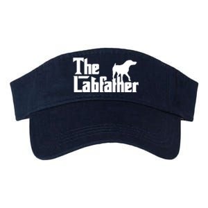 Men The Labfather Funny Lab Labrador Dog Owner Dad Daddy Father Valucap Bio-Washed Visor