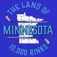 Minnesota The Land Of 10 000 Rinks Cool Gift Hockey Gift Toddler T-Shirt