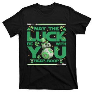 May The Luck Be With You Beep Boop BB 8 Saint Patrick's Day T-Shirt