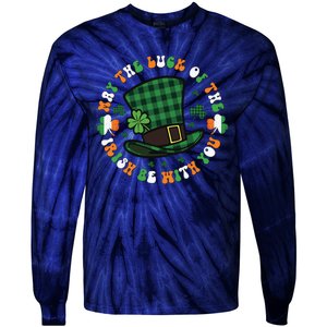 May The Luck Of The Irish Be With You Tie-Dye Long Sleeve Shirt