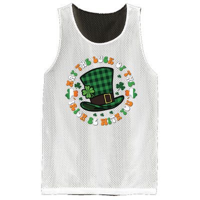 May The Luck Of The Irish Be With You Mesh Reversible Basketball Jersey Tank