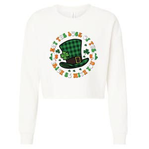 May The Luck Of The Irish Be With You Cropped Pullover Crew